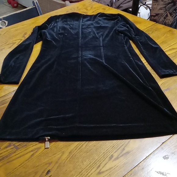 FRENCH CONNECTION 10 Women NEW DRESS Black Party Casual VELVET Cocktail - Picture 3 of 10